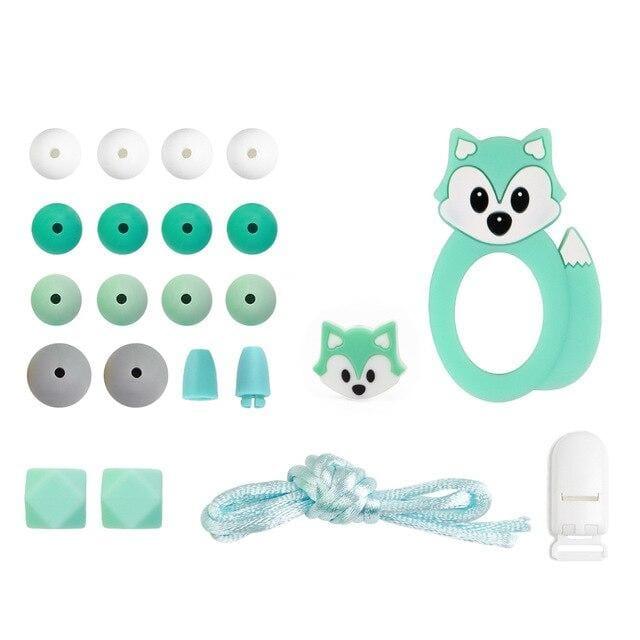 Silicone Teether Beads Set