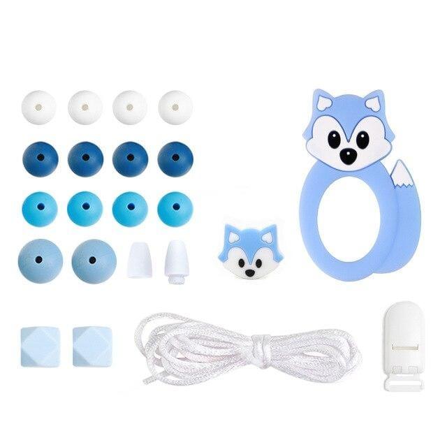 Silicone Teether Beads Set