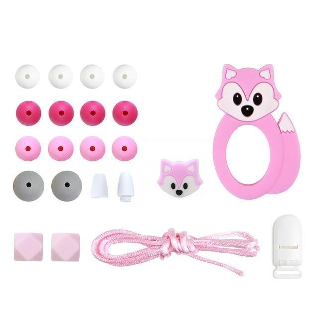 Silicone Teether Beads Set
