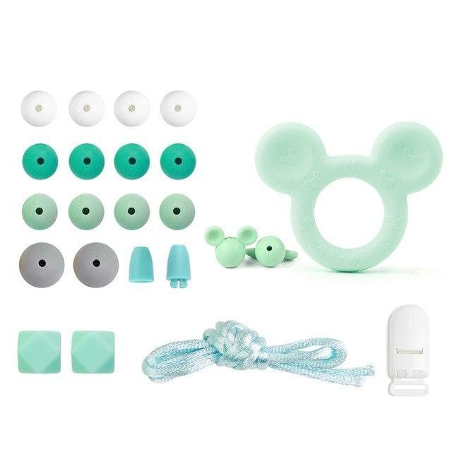 Silicone Teether Beads Set