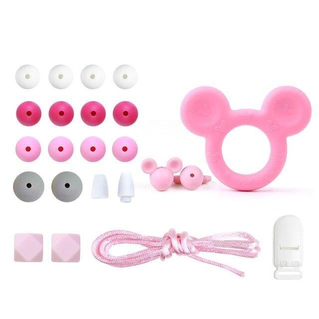 Silicone Teether Beads Set
