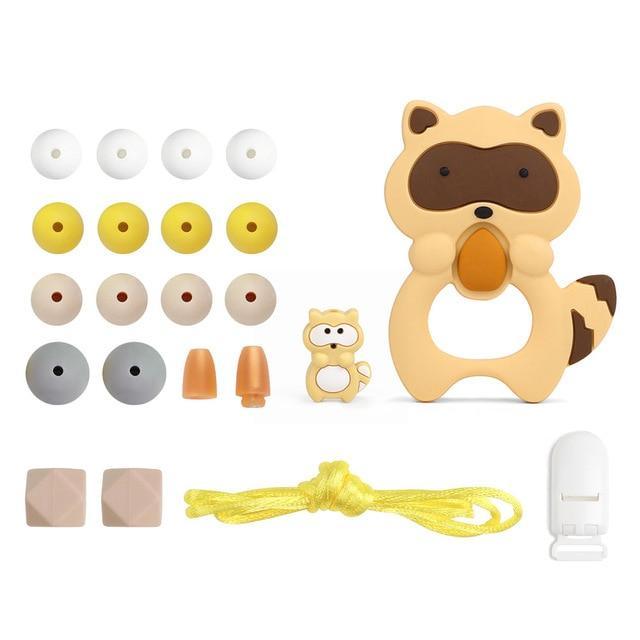 Silicone Teether Beads Set