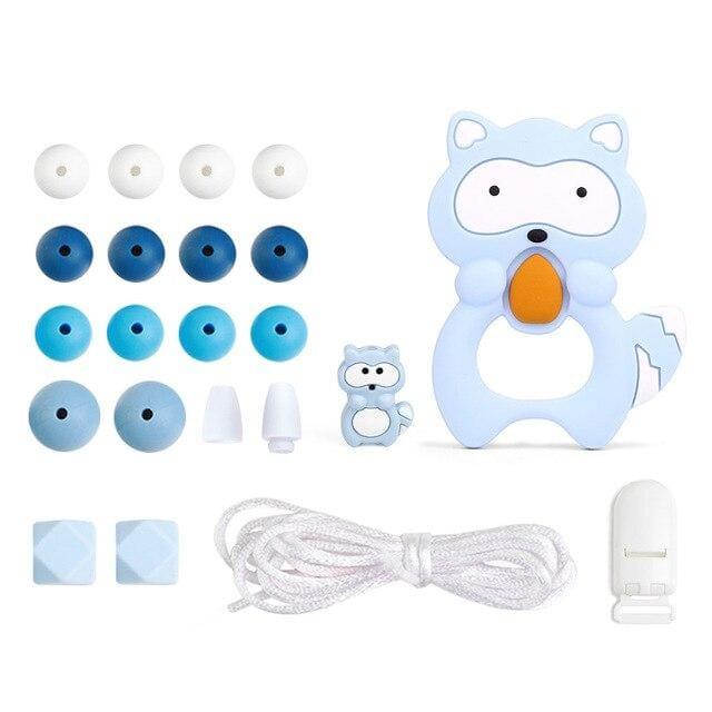 Silicone Teether Beads Set