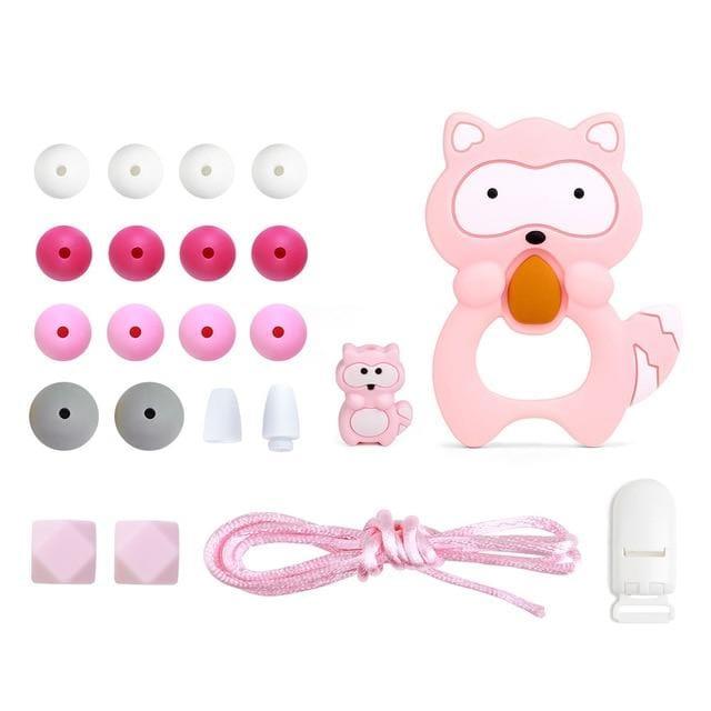 Silicone Teether Beads Set