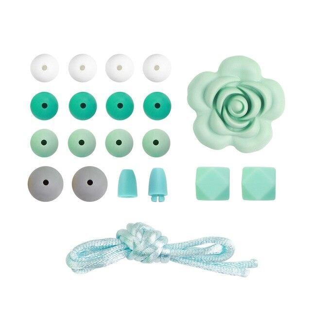 Silicone Teether Beads Set