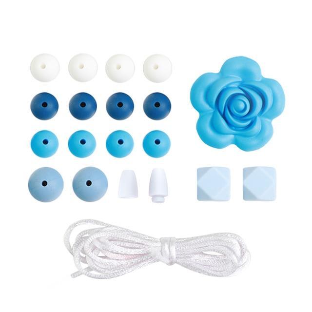 Silicone Teether Beads Set