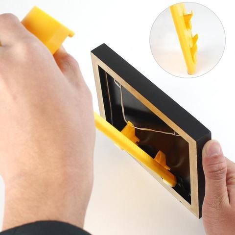 Simple Wall Hang and Level Tool Frame Hanger