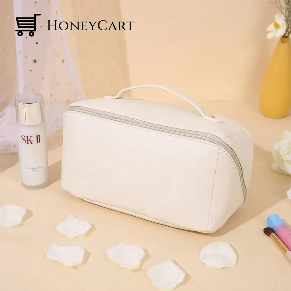 Pu Portable Travel Cosmetic Storage Bag