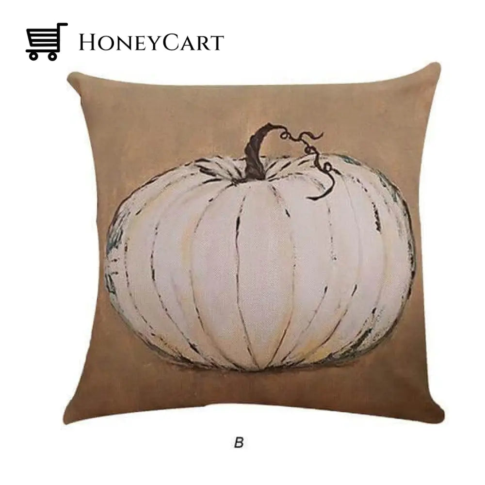 Pumpkins Pillow Cases For Halloween 450Mm*450Mm / B