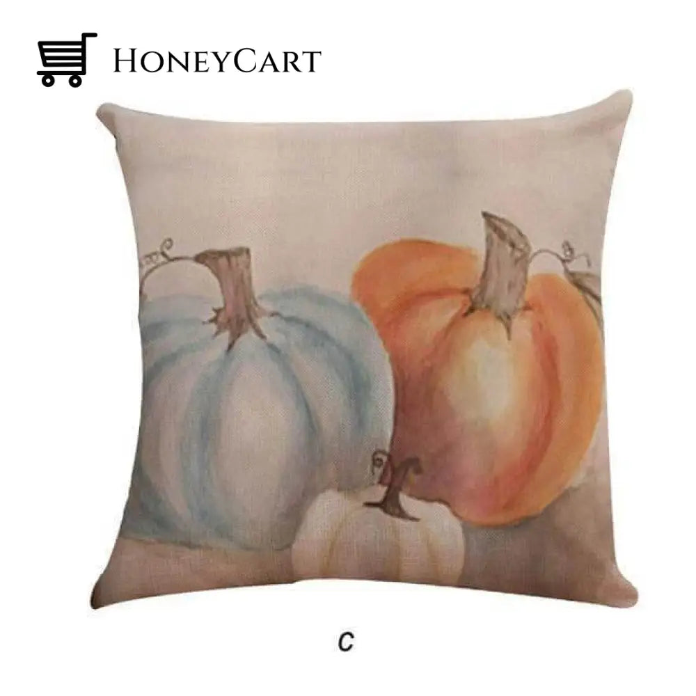 Pumpkins Pillow Cases For Halloween 450Mm*450Mm / C
