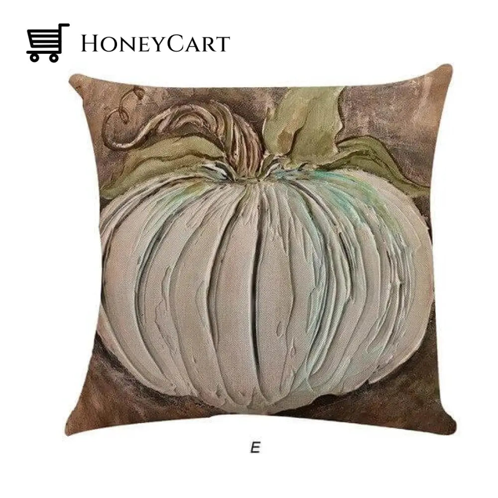 Pumpkins Pillow Cases For Halloween 450Mm*450Mm / E