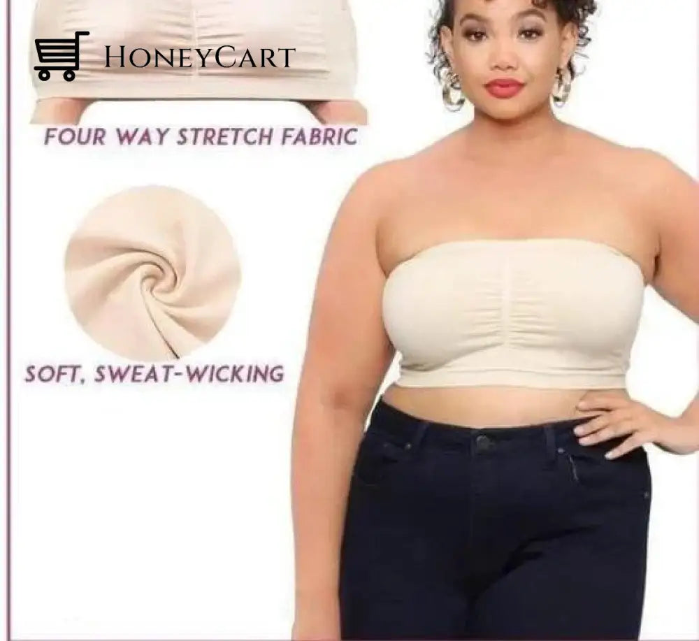 Pure Comfort Wireless Strapless Bra Underwear