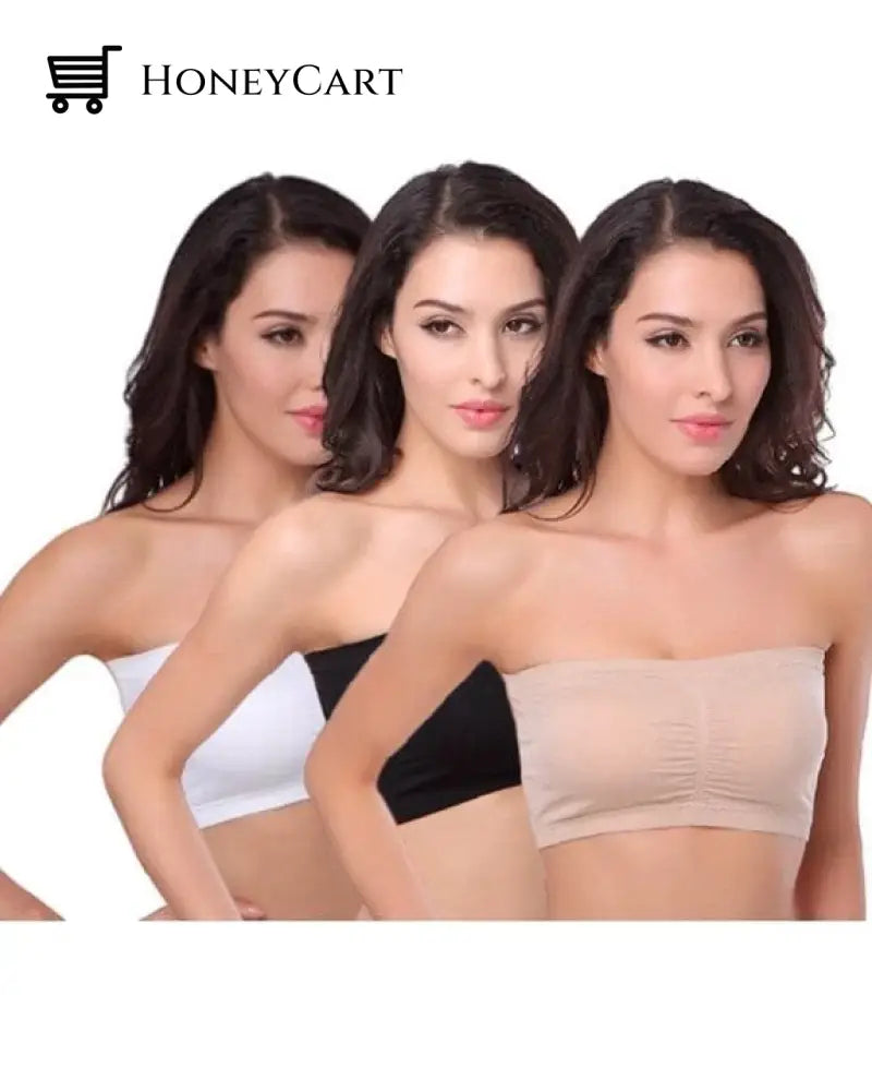 Pure Comfort Wireless Strapless Bra Underwear