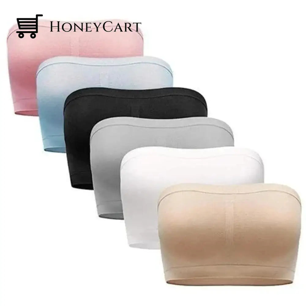 Pure Comfort Wireless Strapless Bra Underwear