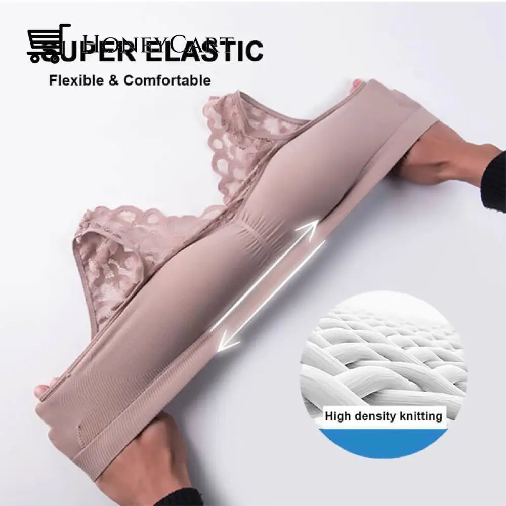 Push Up Comfort Super Elastic Breathable Lace Bra Business & Industrial