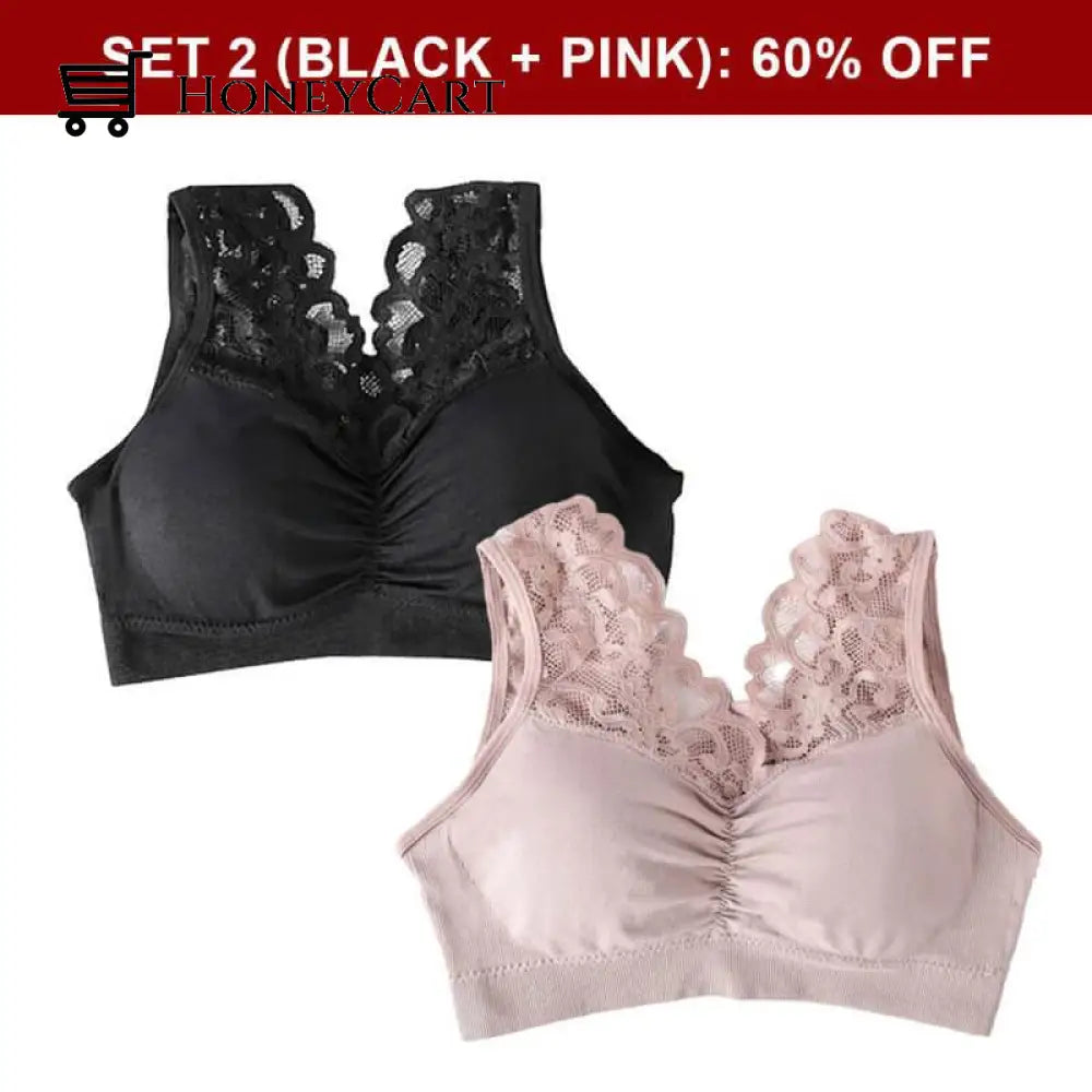 Push Up Comfort Super Elastic Breathable Lace Bra Business & Industrial