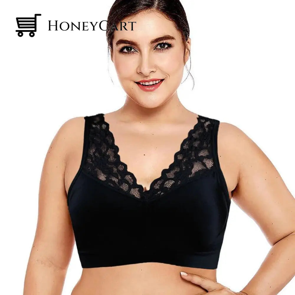 Push Up Comfort Super Elastic Breathable Lace Bra Business & Industrial