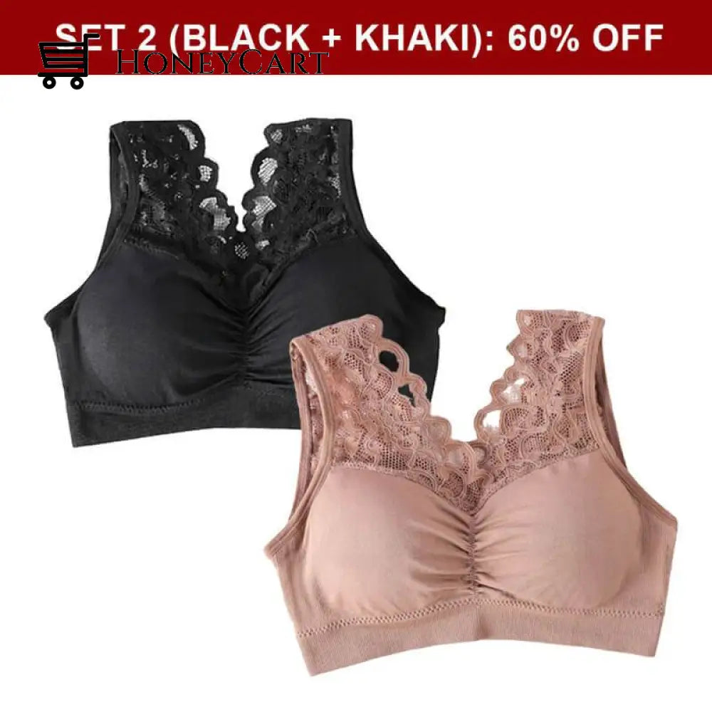 Push Up Comfort Super Elastic Breathable Lace Bra Business & Industrial