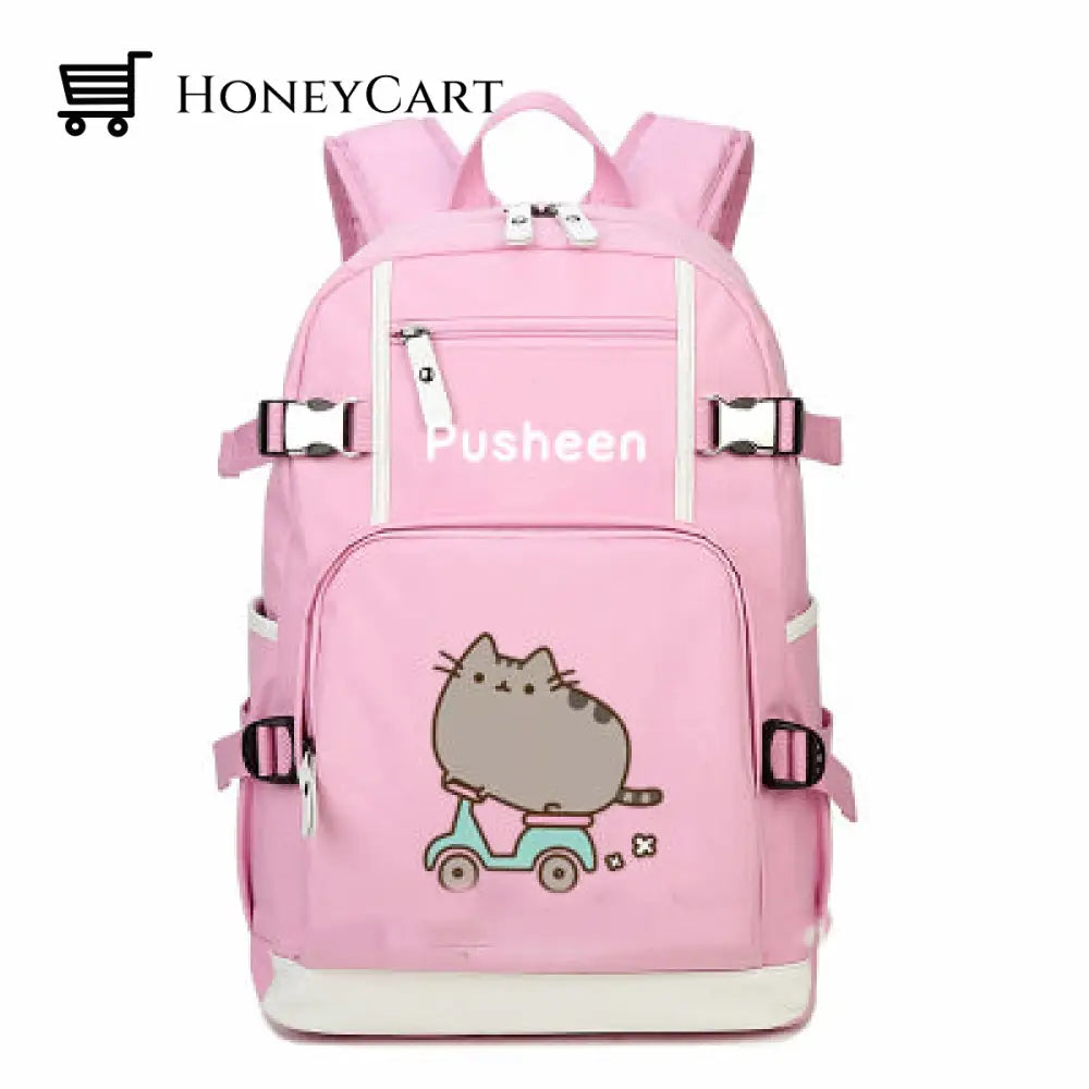 Pusheen The Cat Printing School Backpack Style 17 Backpacks
