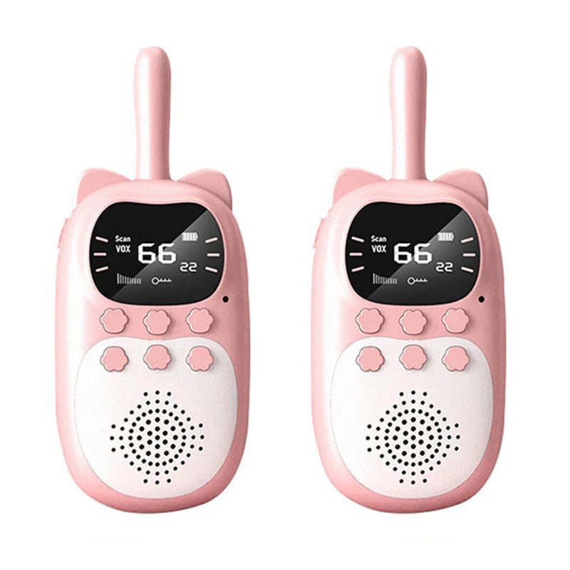 Rechargeable Kids Walkie Talkie – 3km Range Handheld Radio, Fun & Practical Birthday Gift for Kids