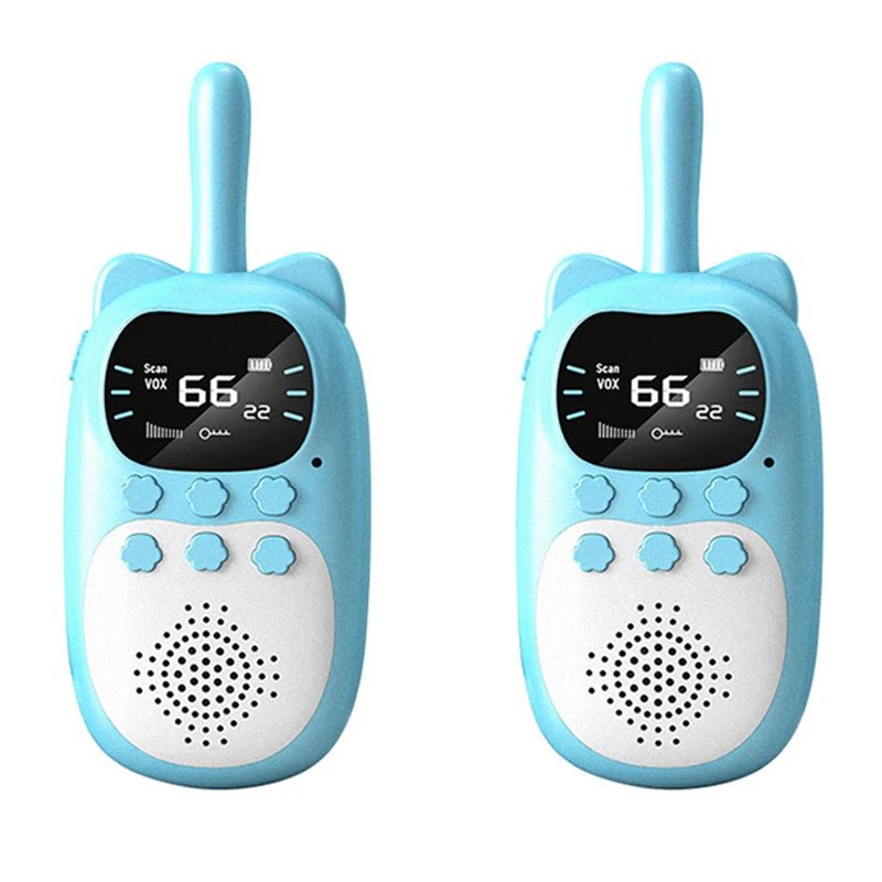 Rechargeable Kids Walkie Talkie – 3km Range Handheld Radio, Fun & Practical Birthday Gift for Kids