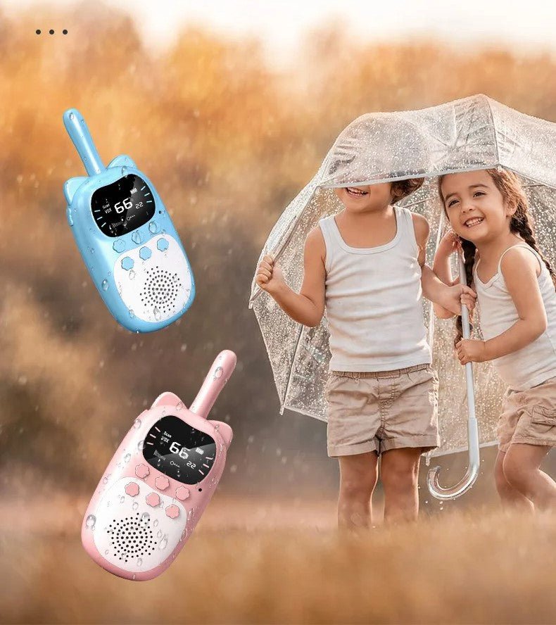 Rechargeable Kids Walkie Talkie – 3km Range Handheld Radio, Fun & Practical Birthday Gift for Kids