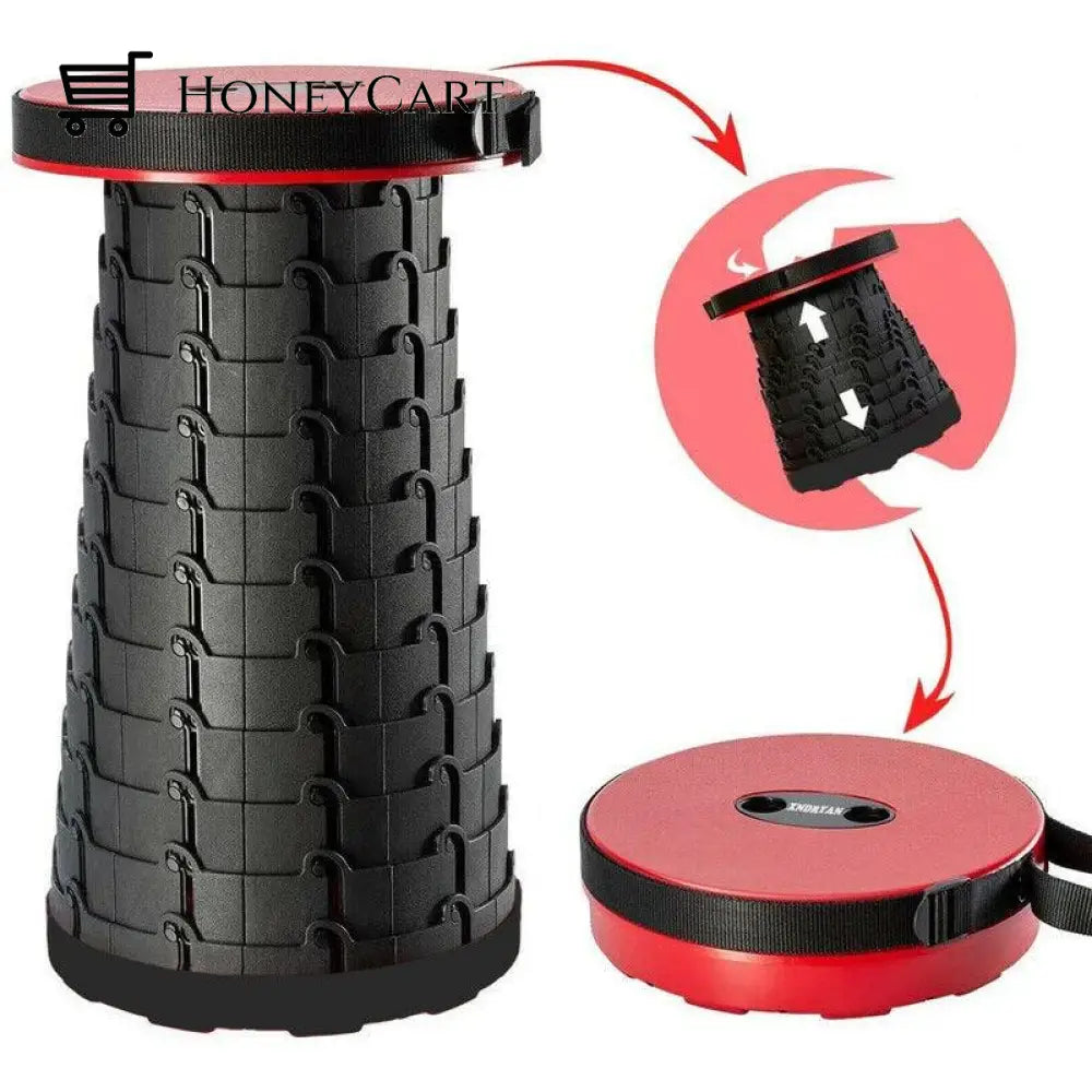 Retractable Folding Stool