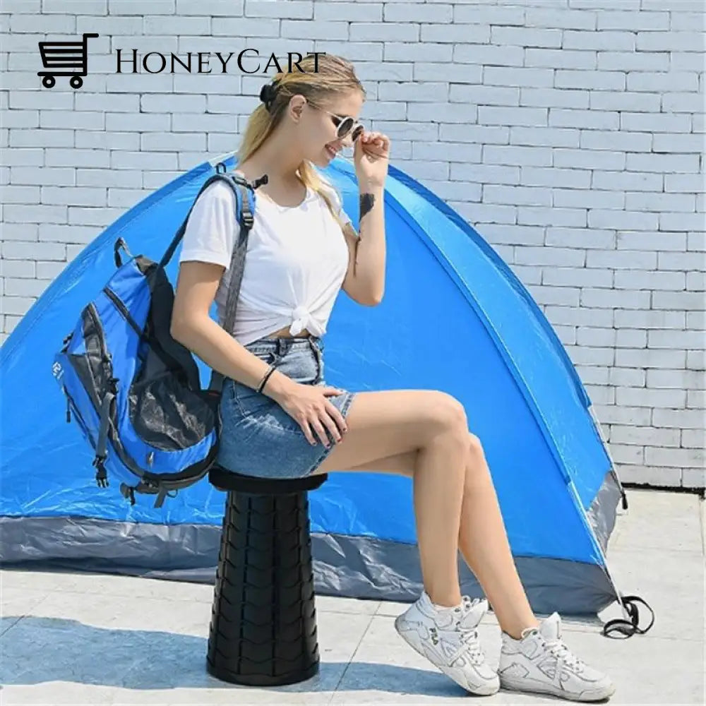 Retractable Folding Stool