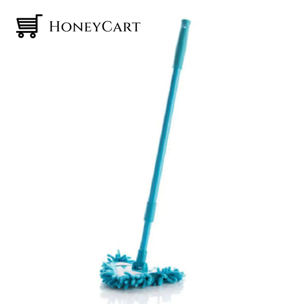 Retractable Household Kitchen Floors Cleaning Triangle Mop For Glass Wall Blue Home & Garden