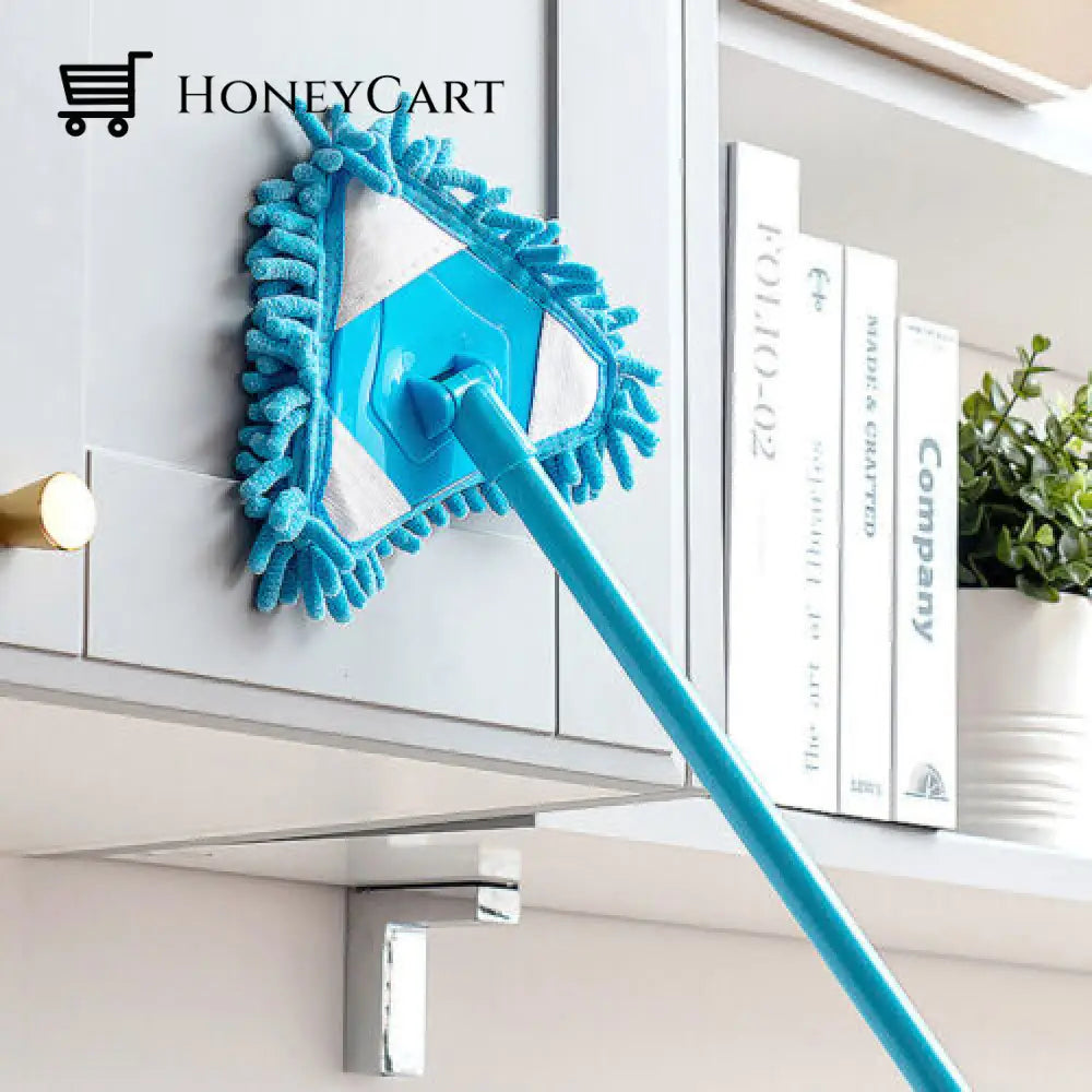 Retractable Household Kitchen Floors Cleaning Triangle Mop For Glass Wall Home & Garden