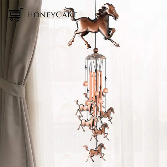 Retro Bronze Horse Wind Chime