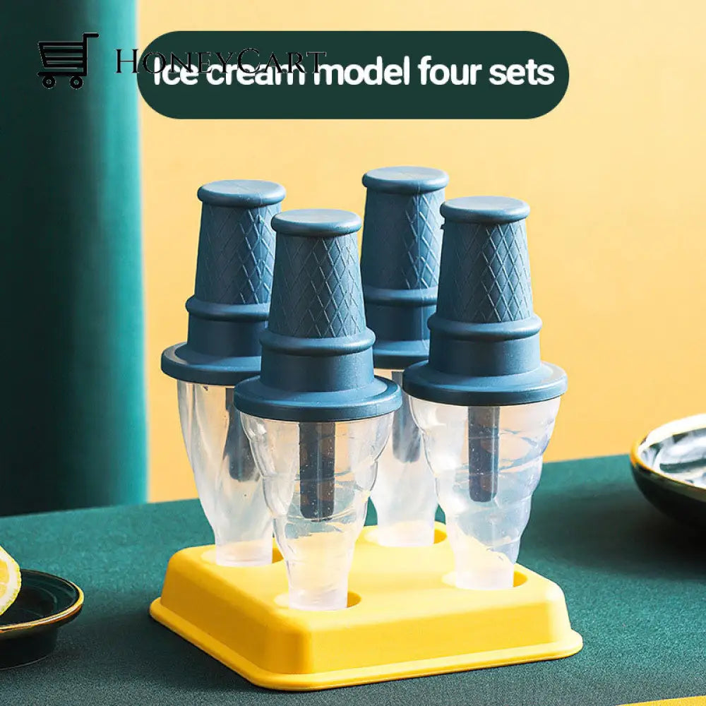 Reusable Ice Cream Popsicle Mold Pack Cones