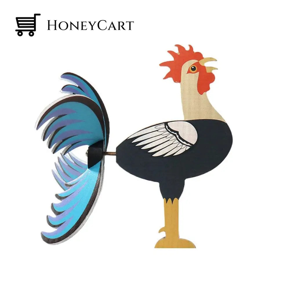 Rooster Windmill Garden Courtyard Farm Decor A