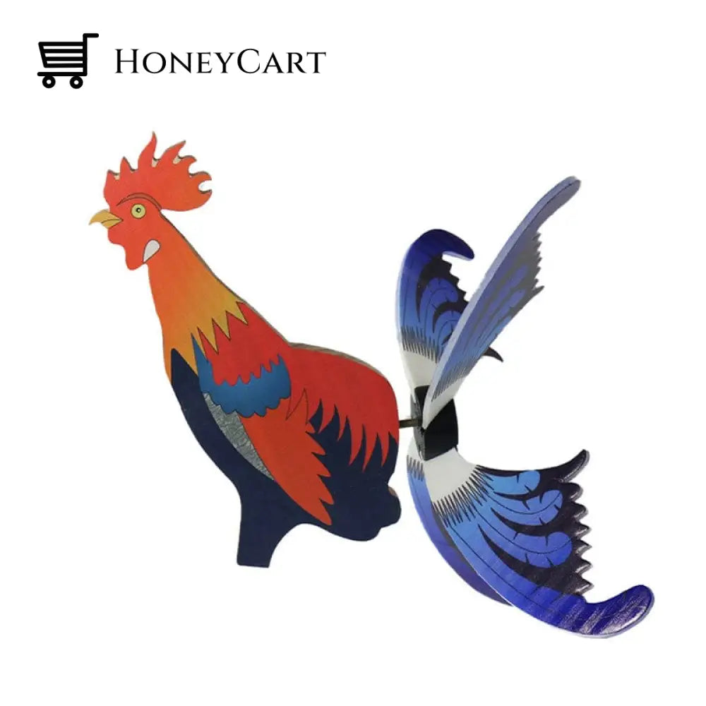 Rooster Windmill Garden Courtyard Farm Decor B