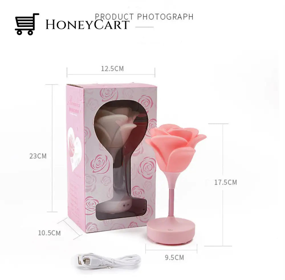 Rose Flower Romantic Touch Night Light Lamps