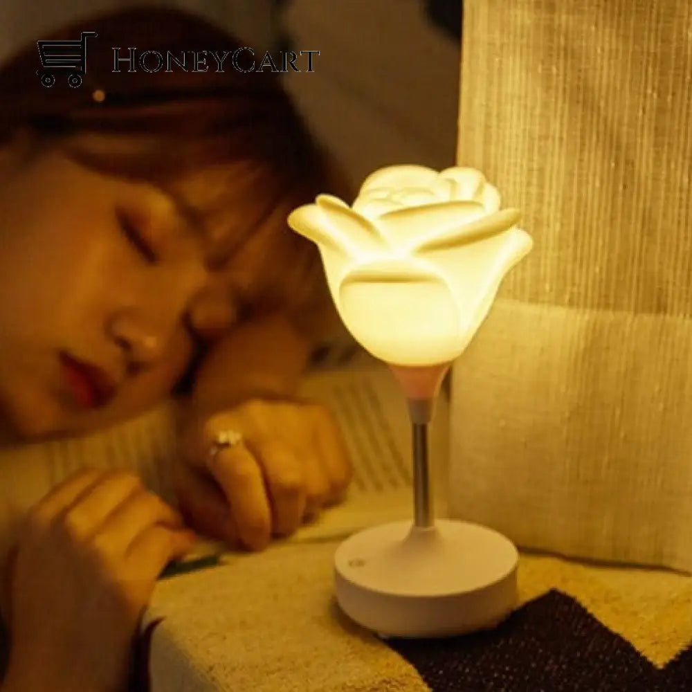 Rose Flower Romantic Touch Night Light Lamps