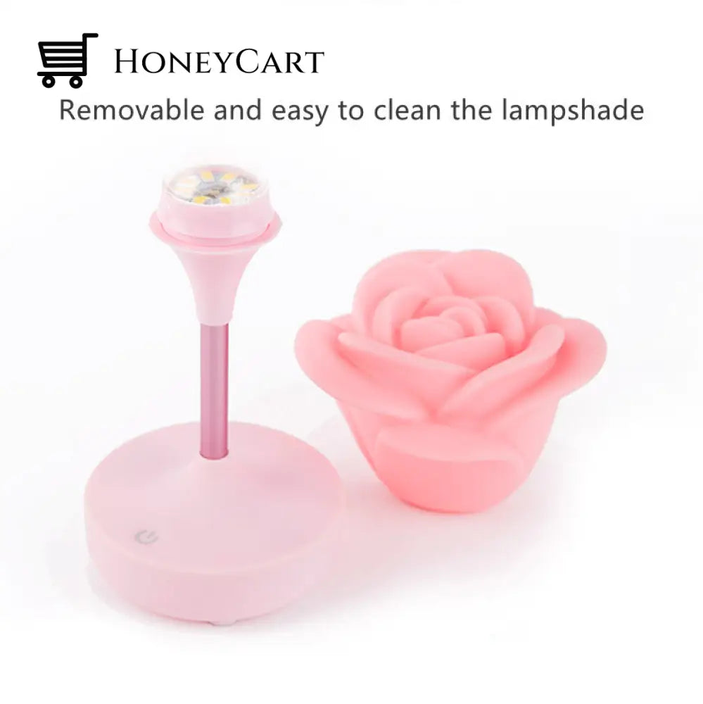 Rose Flower Romantic Touch Night Light Lamps