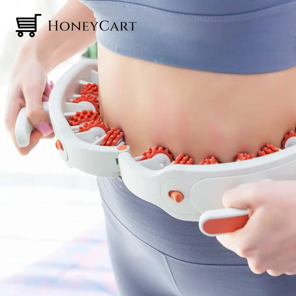 Round Massger Roller For Waist Buttocks Muscles Womens Ring Sport Cj