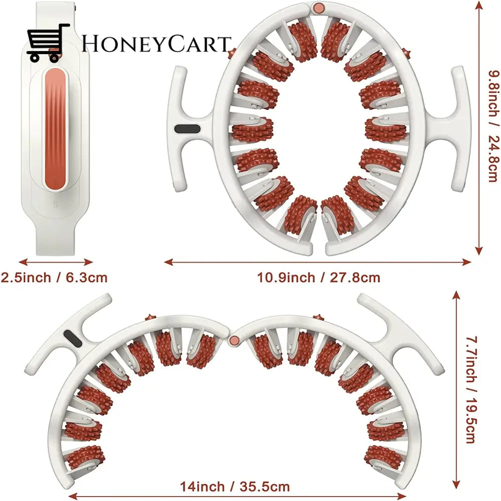 Round Massger Roller For Waist Buttocks Muscles Womens Ring Sport Cj