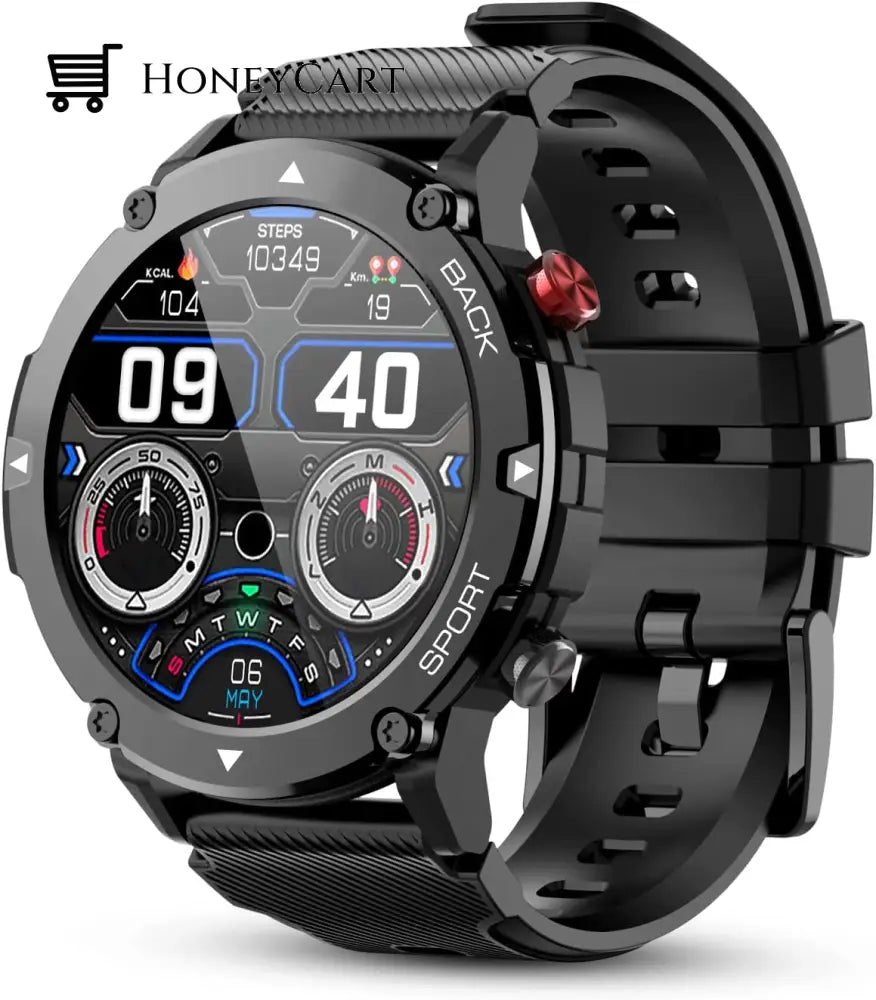 Rugged Military Smartwatch Gvaxis Watch