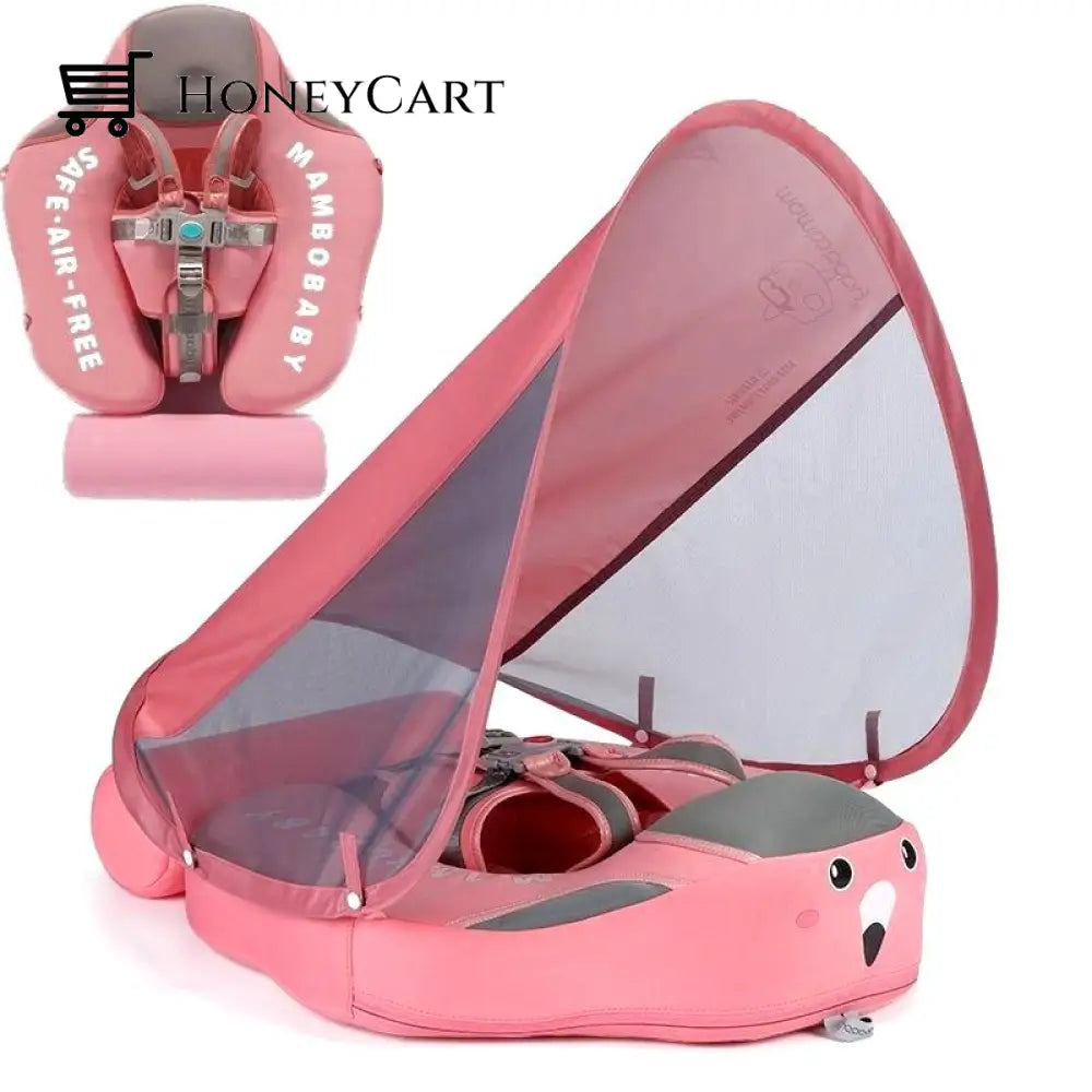 Safe Baby Swim Non-Inflatable Floater Pink Flamingo G -