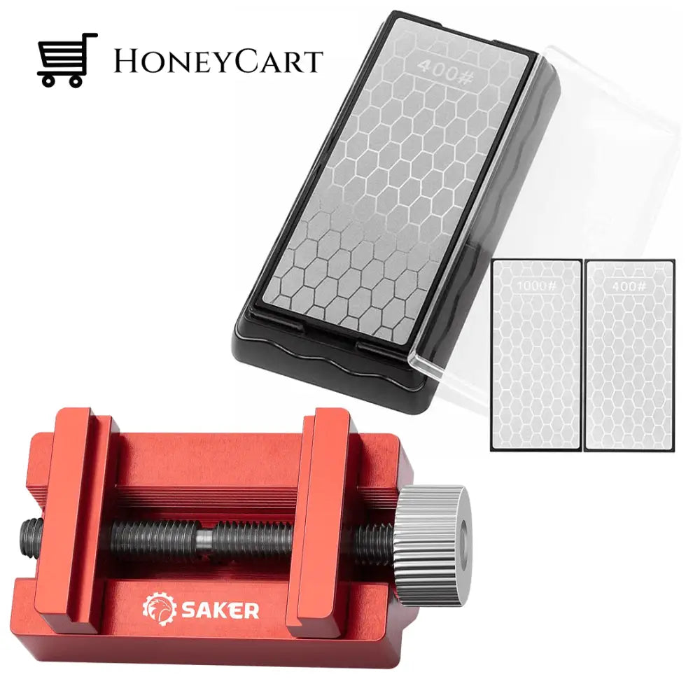 Saker Honing Guide 1 * + Emery Sharpening Stone