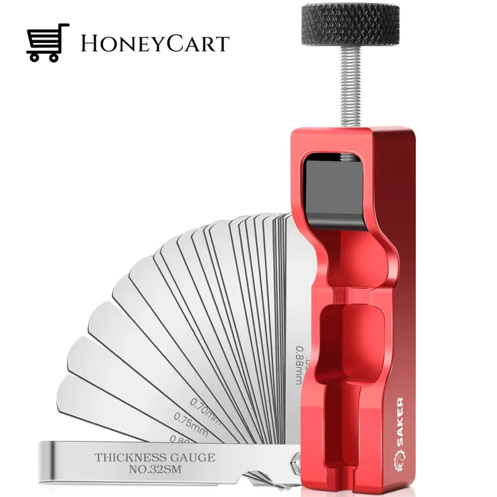 Saker Spark Plug Gap Tool Red