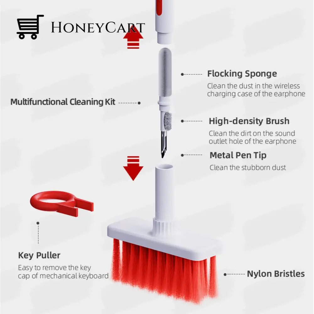 (Sale- Save 49% Off) 5-In-1 Multi-Function Keyboard Cleaning Tools