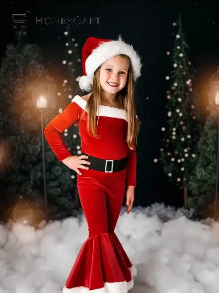 Santa Baby Christmas Theme Holiday Bell Set Tool