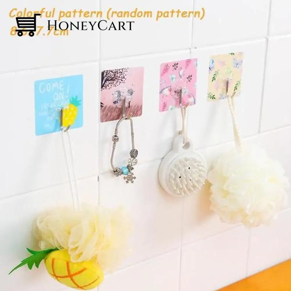 Seamless Adhesive Hook Set
