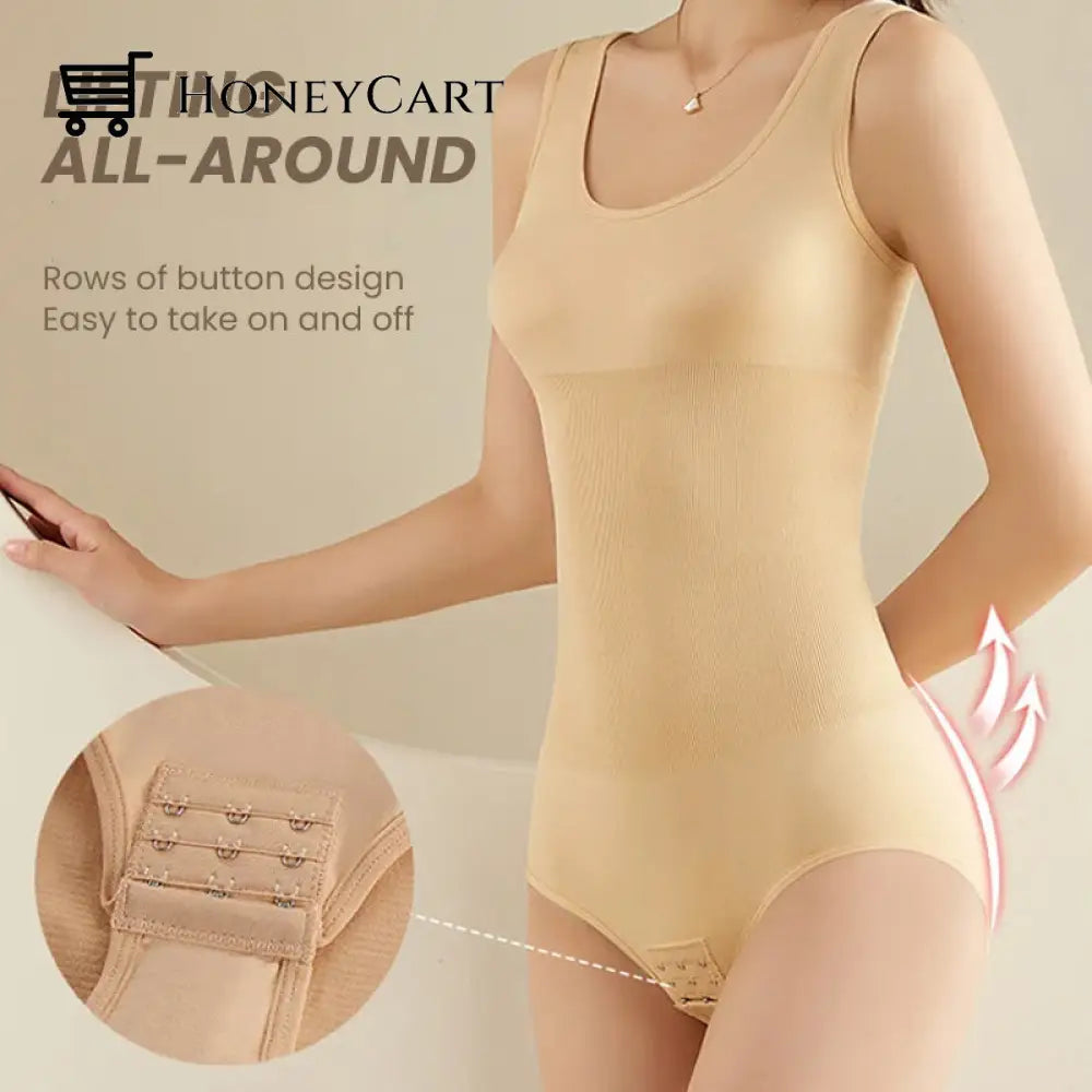 Seamless One-Piece Body Shaper