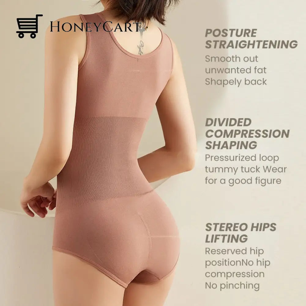 Seamless One-Piece Body Shaper