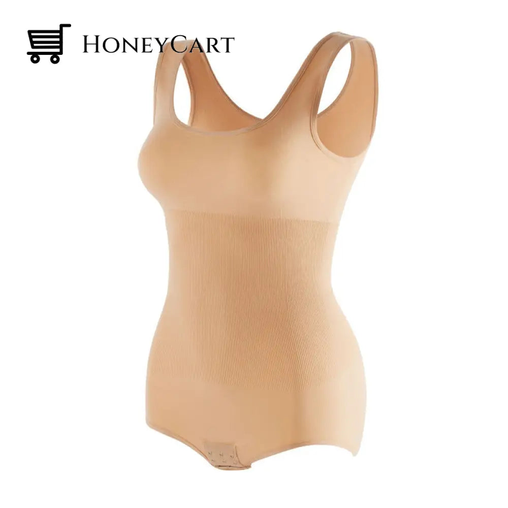 Seamless One-Piece Body Shaper Skin / Xs/S