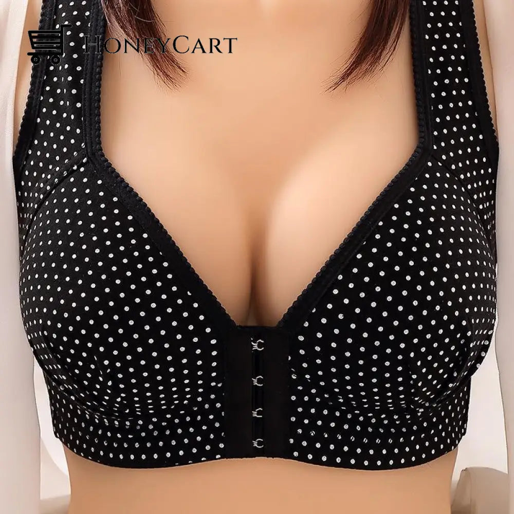 Seamless Sexy Fashion Push Up Bras Black / M
